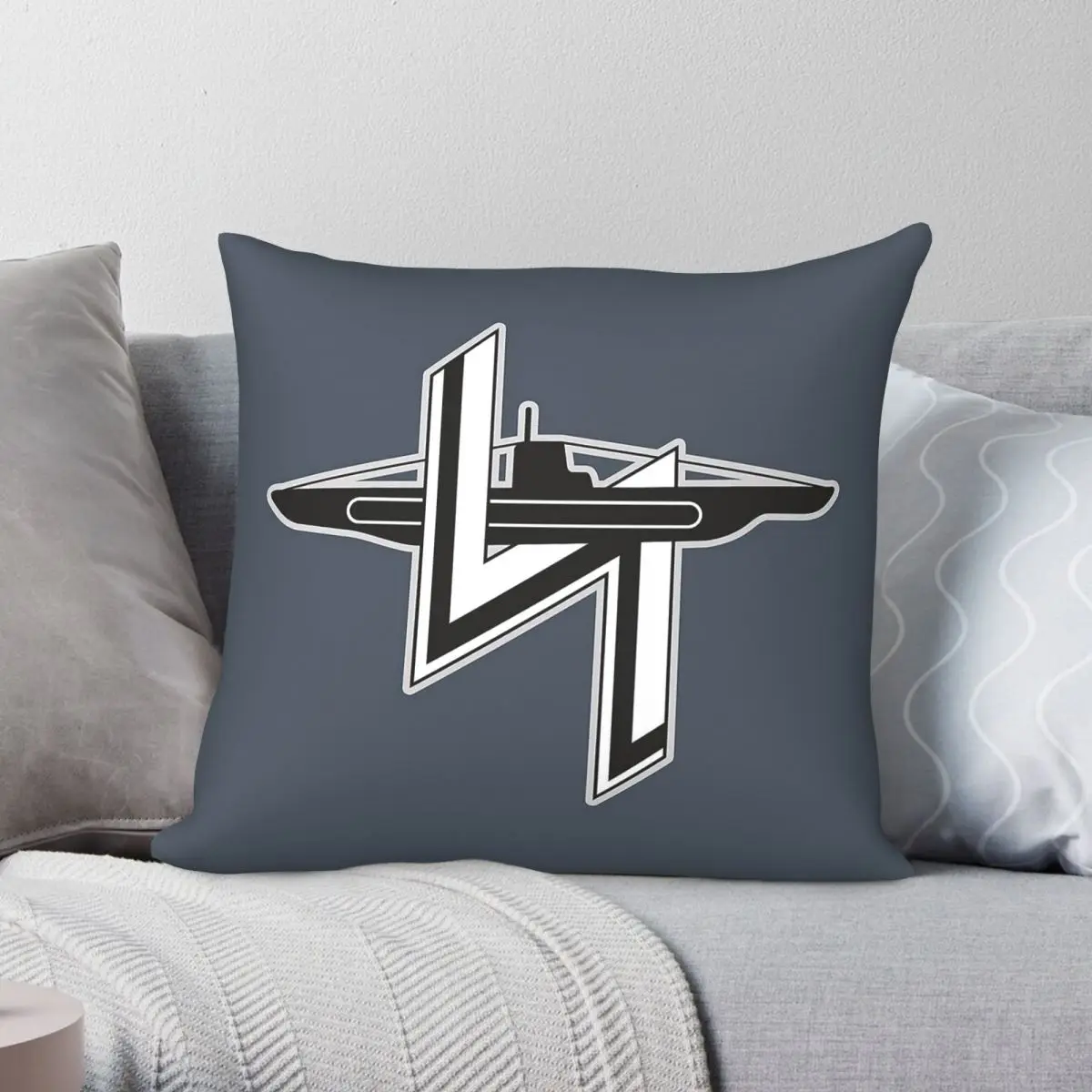 Kriegsmarine U-Boat 2nd Flotilla Square Pillowcase Polyester Linen Velvet Creative Zip Decorative Throw Pillow Case Sofa Cover