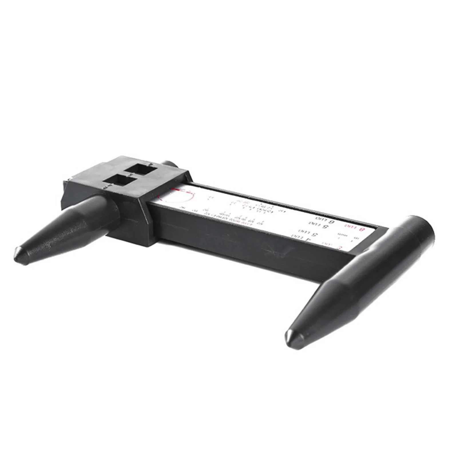 

PCDs Measuring Gauge 8 Lug Wheel Rim Gauge Black Automotive Wheel/Rim Bolt Pattern Sliding Measuring Gauge Tools PCDs Ruler