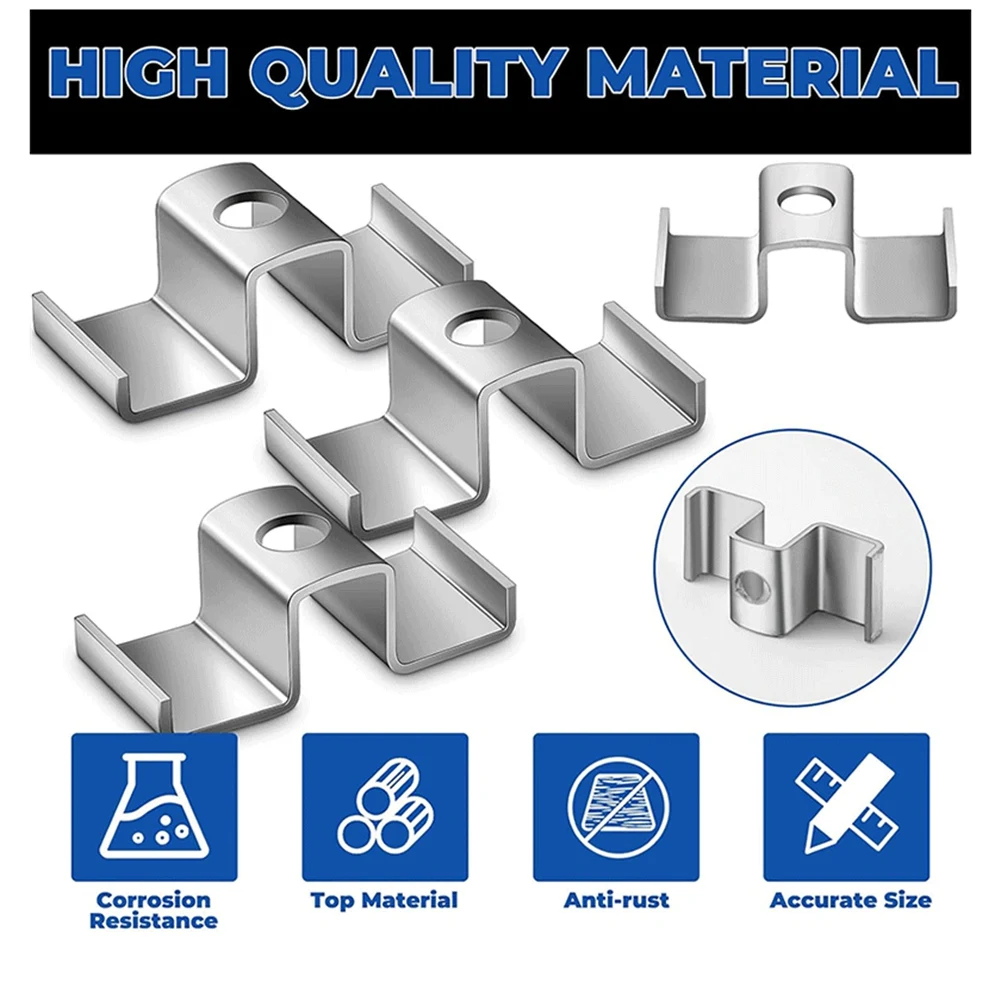 aa14-25-pcs-grating-clip-saddle-clip-galvanized-carbon-steel-for-size-1-4-inch-for-industrial-flooring-drainage-systems-25pcs