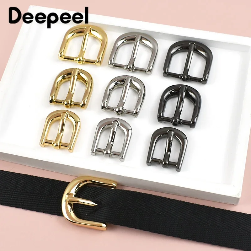 

5/10/20Pcs 14/16/20mm Metal Pin Buckles for Belt Adjust Clasp Handbag Strap Ring Buckle Garment Webbing Hooks DIY Accessories