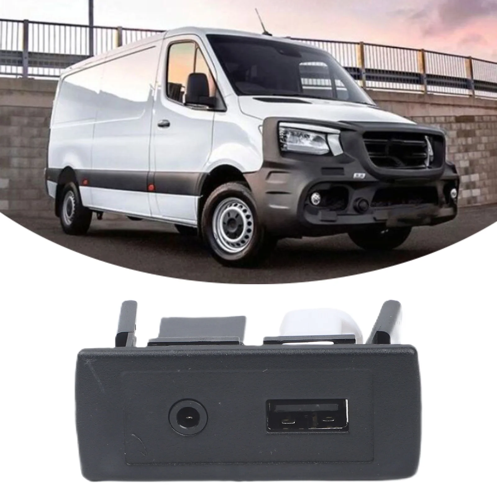 FOR MERCEDES ML W166 2012 CLS W218 350 SPORT AUX USB CONNECTOR A4478200087 OUTPUT 5V 3.1A COMPATIBLE WITH 12 24V SYSTEMS view 6