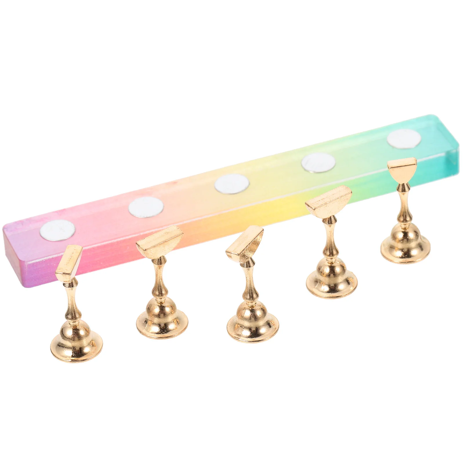 

Art Holder Lightweight Manicure Tool For Acrylic Tips Display Diy Nail Practice Stand Magnetic Nail Display Stand Salon Tool
