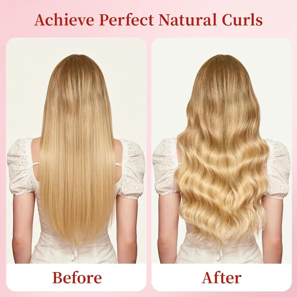 1-12Sets 5 in 1 Heatless Curling Kit Overnight Satin No Heat Hair Roller Headband Bulk Women Birthday & Wedding Party Favor Gift