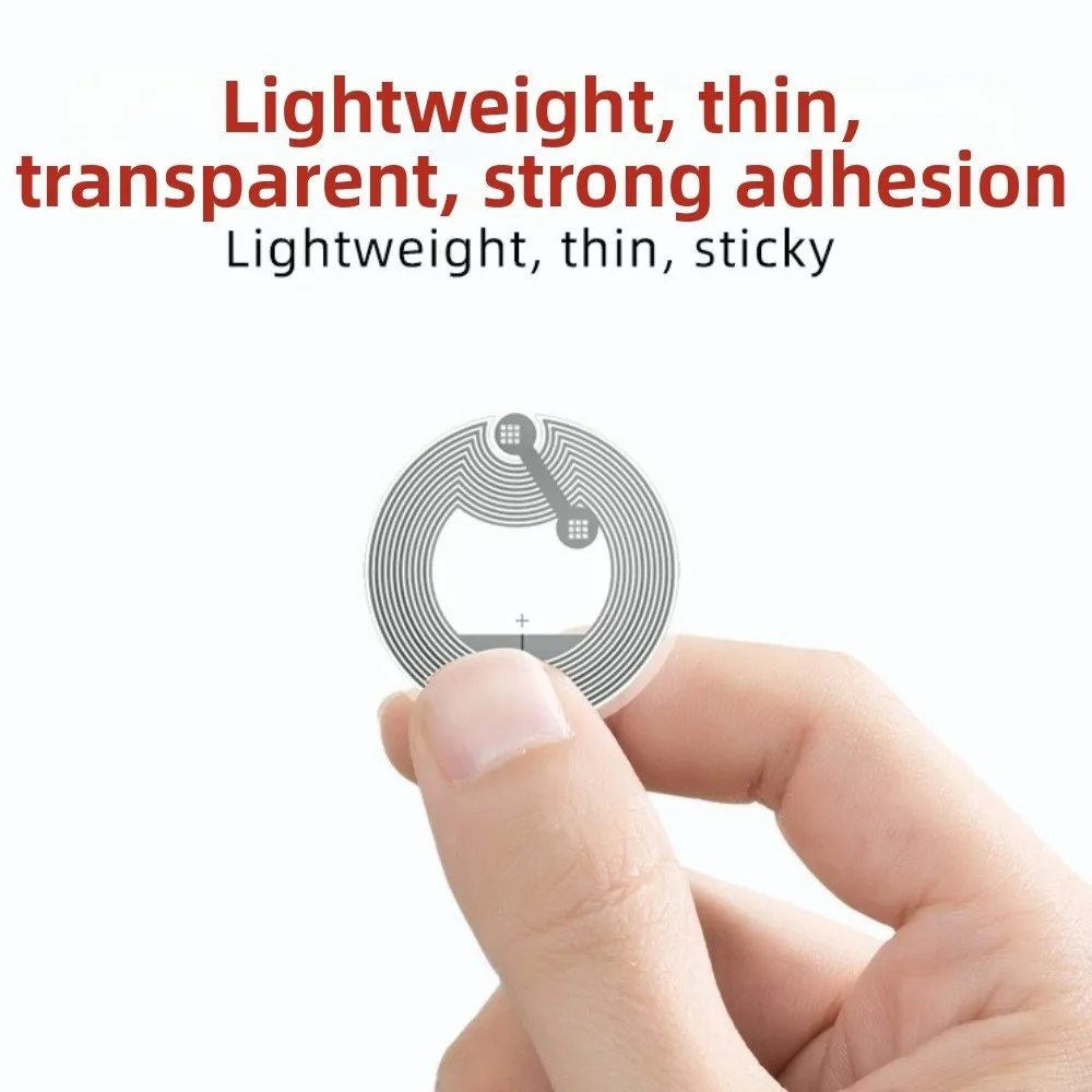 10pcs Wet Transparent NFC215 Tag Sticker Passive Contactless Technology NFC Chip Sticker Wet Inlay NFC Inlay Label
