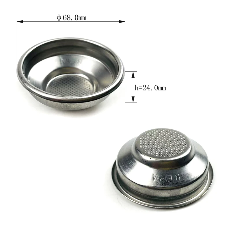 

for CARIMALI semi-automatic coffee machine filter powder bowl import replacement, single serving 7g powder bowl capacity (7-9g)