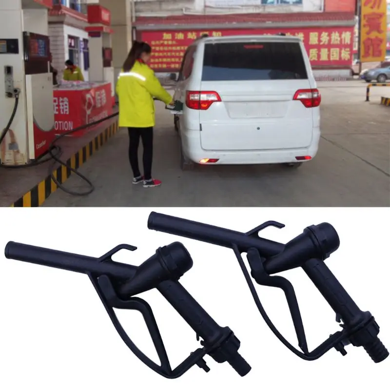 Plastik Manual Tugas Berat Pemakaian Nozzle Gun dengan Hook 25Mm/20Mm 1 "3/4" Lurus Cerat-Diesel & Bensin Nozzle, aliran Max 45L/M