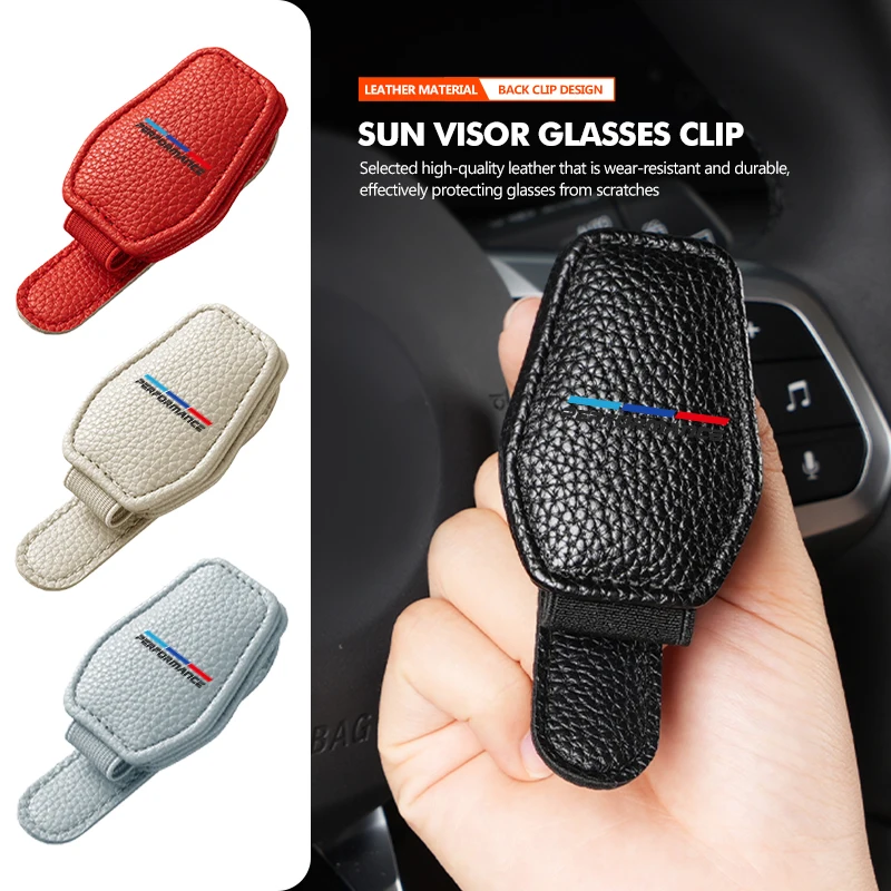 suporte-magnetico-de-couro-para-Oculos-de-sol-para-quebra-sol-de-carro-bmw-serie-5-g30-g31-g32-g38-2021-2020-2019-2018-e46-e91