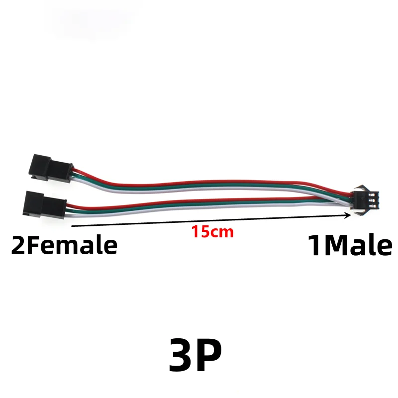 SM2.54mm terminal line 15CM/30CM 1 - 2 aircraft head tap 1 - 2 LED cable extension line 2P3P4P