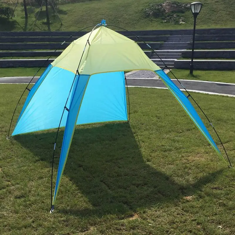 Lightweight Outdoor Sun Shade Waterproof Tent Outdoors Canopy Beach Shelter Sun Shade Tent For Fishing Camping Travel Pinnic BBQ