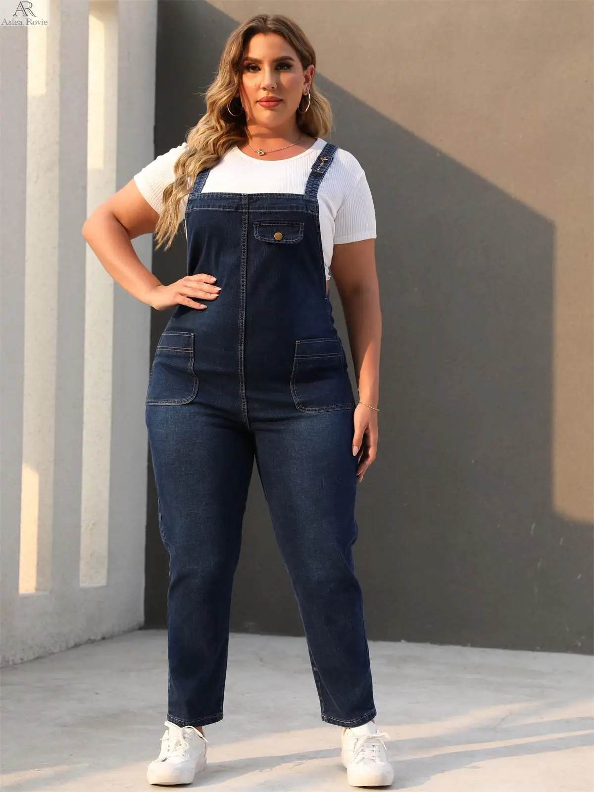 Jumpsuits Women   High waist plus size Casual Straight Ladies  Female Denim   Ankle-length Jeans Rompers  6XL 7XL 8XL