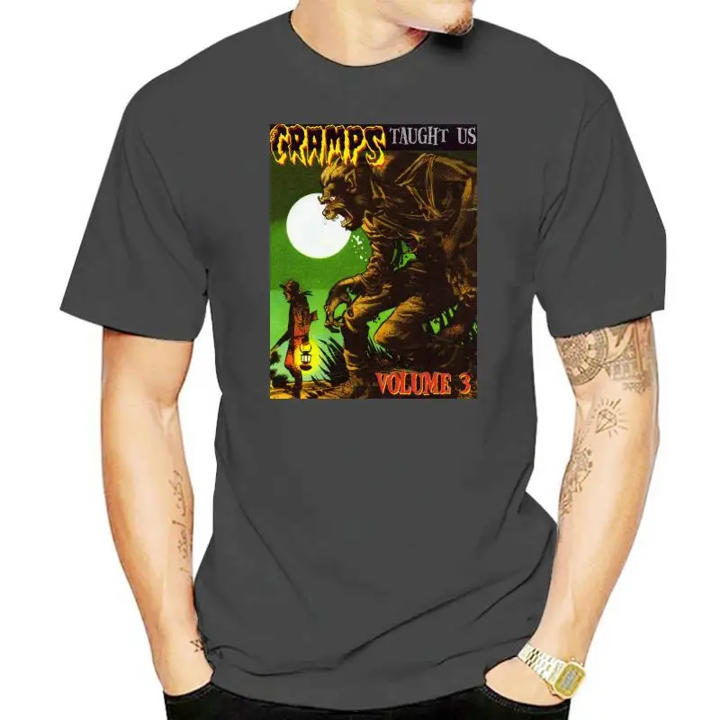 New The Cramps Werewolf Moon Psychobilly Rock Punk Men  T-Shirt S-3XL Print T Shirts