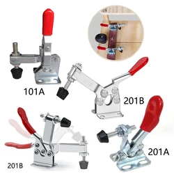 1/2/4pcs/set Red Toggle Clamp GH-201B 100kg Quick Release Tool Horizontal Clamps Hand New Heavy Duty Tooling Accessory