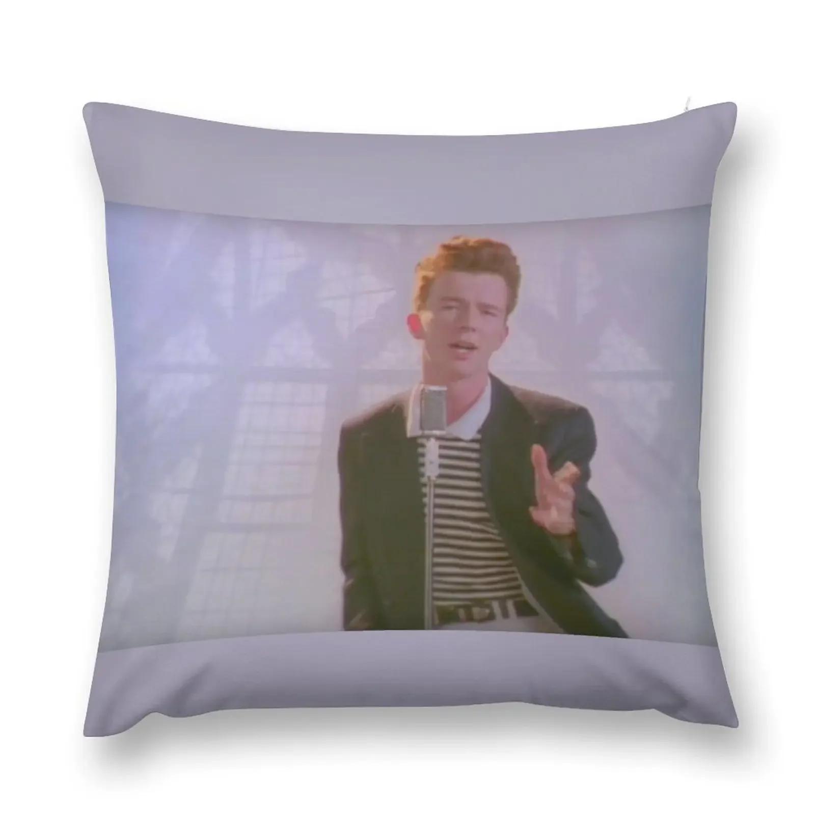 Never Gonna Give You Up meme Rick Astley Throw Pillow autumn decoration Marble Cushion Cover pillow