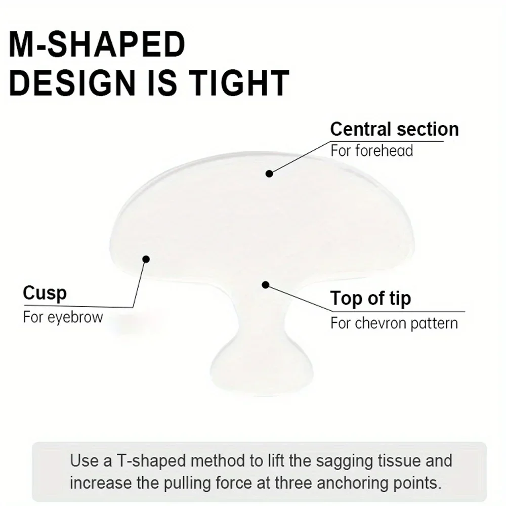 6PCSซิลิโคนAnti-Wrinkle Pad Faceหน้าผากคอHand Care Skin Liftingเครื่องมือสติกเกอร์Pad Anti-Wrinkle Aging Patch