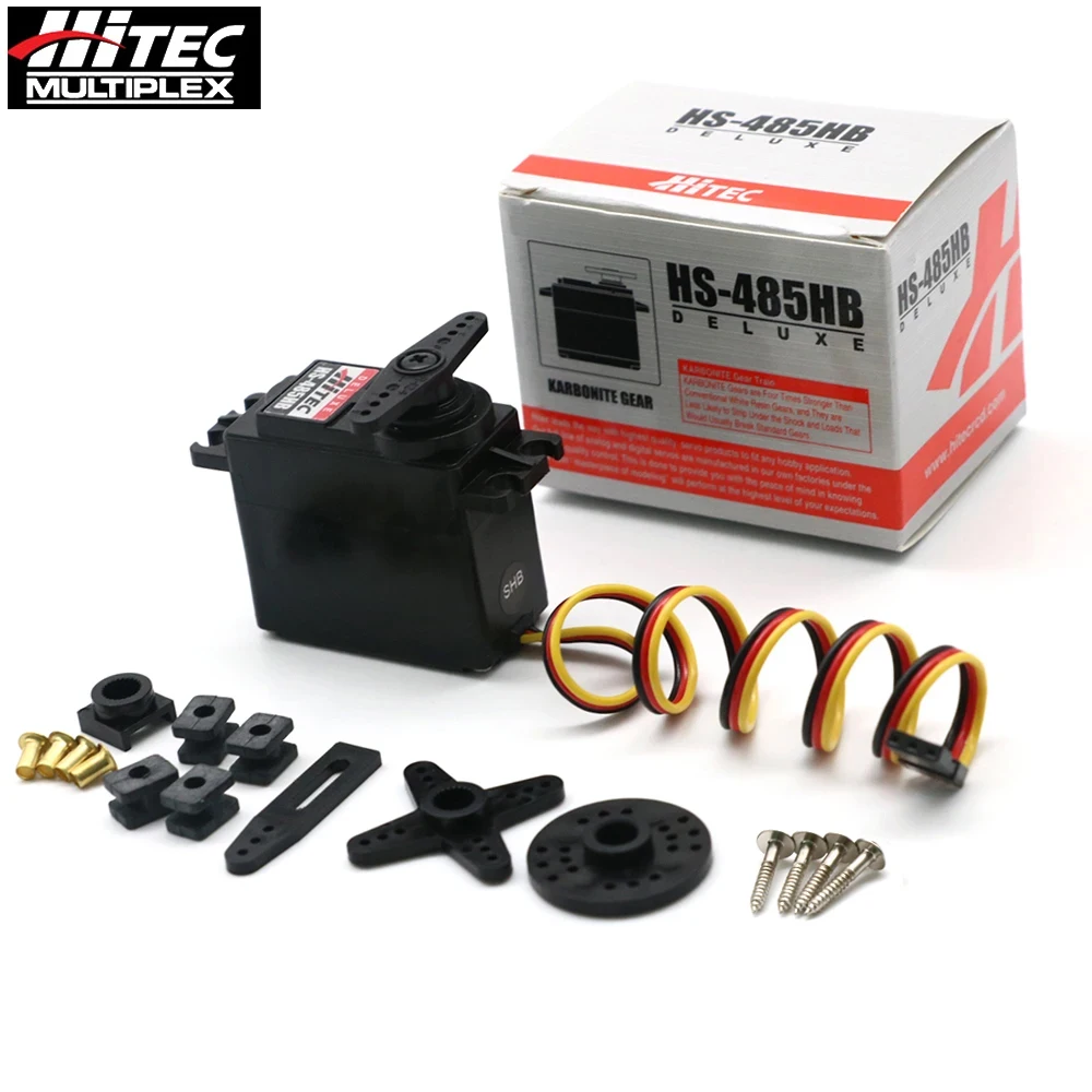 

Original HiTec HS-485HB 485HB Deluxe HD Ball Bearing Standard Servo 6.0KG/45g For RC RC Model Servomotor Accessories