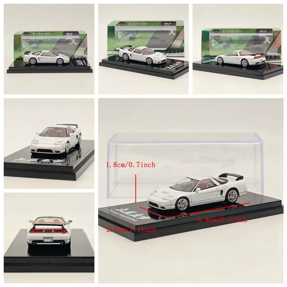 Hobby Japan 1/64 NSX NA1 Type R 1994 with Engine Display 30th Anni NSX-R (NA2) with Genuine Seats Display Model in Pearl