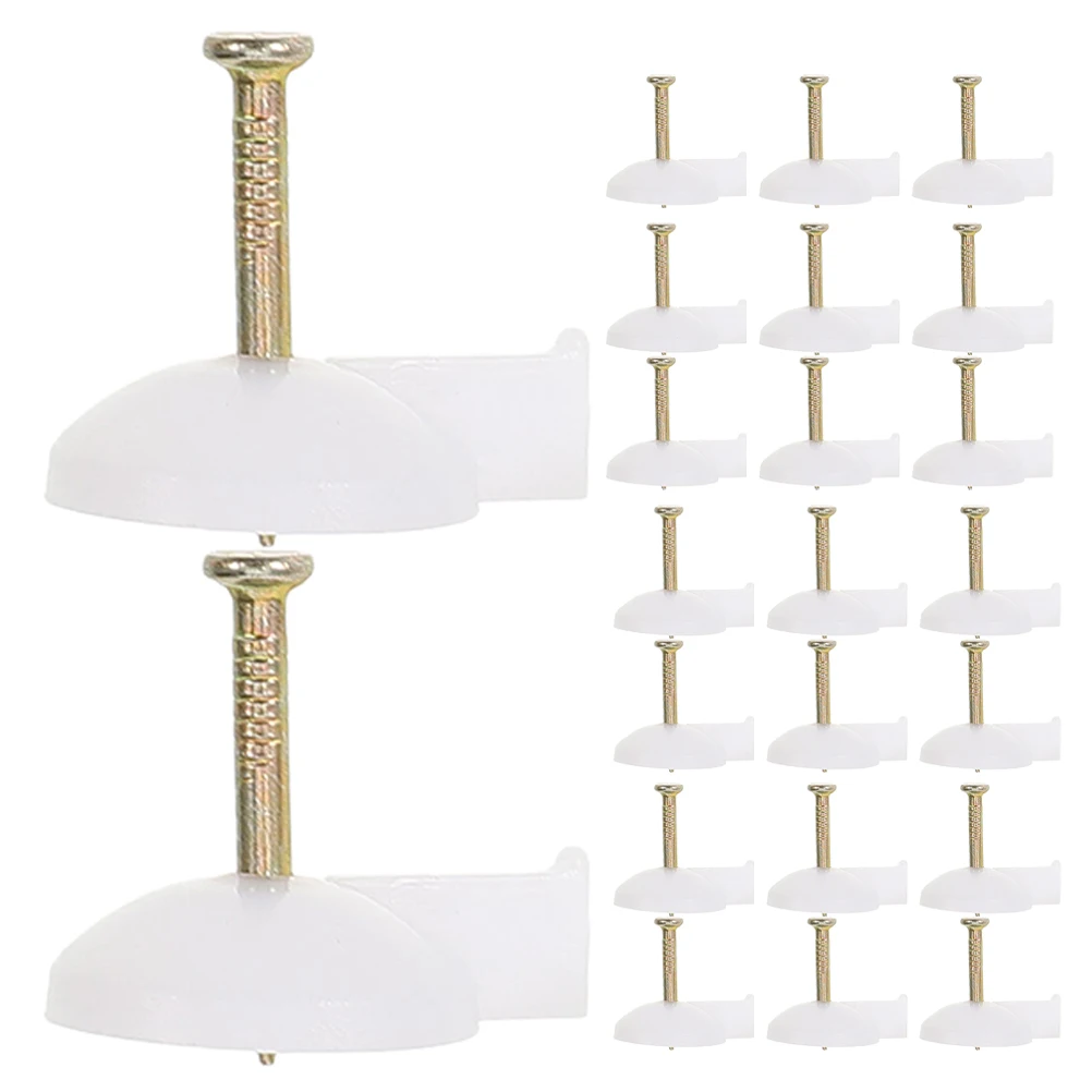 

45pcs Wall Nail Fixing Artifact Flat Tacks for Common Nails Carpet Canvas Hangers Walls Furniture Metal Push Pins Thumb Tacks