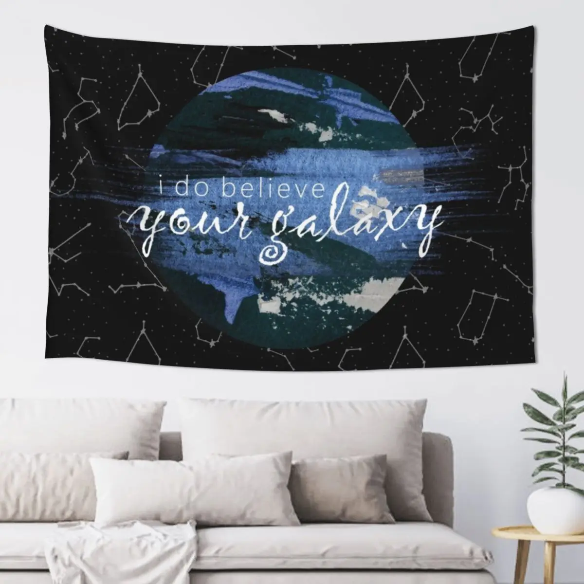 

I Do Believe Your Galaxy Tapestry Korean Room Decor Wall Decoration Art Mural Tapestry