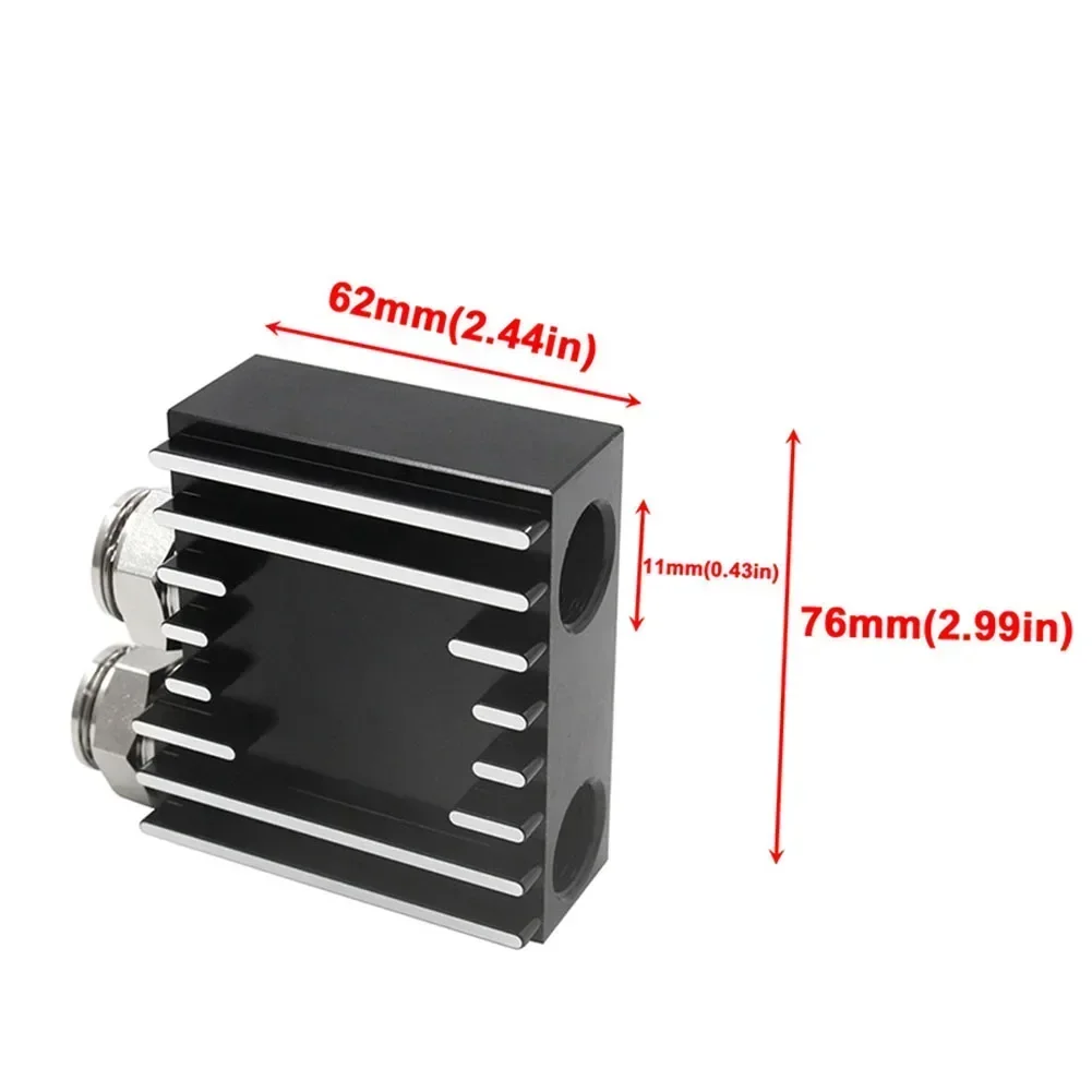 For Cummins Diesel 68RFE Thermal Bypass Transmission Cooler 1 Pc 76*62mm/2.99*2.44in Auto Parts Car Accessories