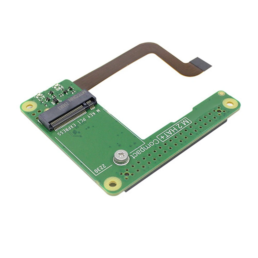 For 5 PCIe to NVMe SSD Expansion Board M.2 HAT+ Hard Drive Adapter with Case Cooling Fan