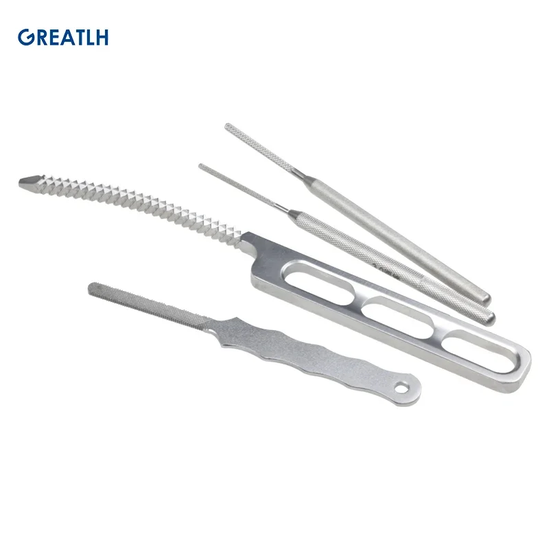 1pcs Bone Rasp Bone File Trochlea Rasp Orthopedic Surgery Instrument Stainless Steel pet