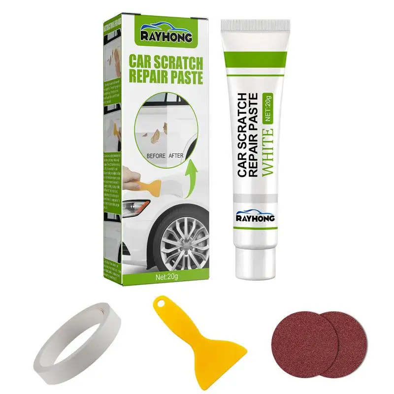 Fiberglass Repair Paste para carro e barco, Gelcoat Repair, Lifetime Durability Coat Repair Kit, Auto Scratches completos, Nicks Gouges Tool