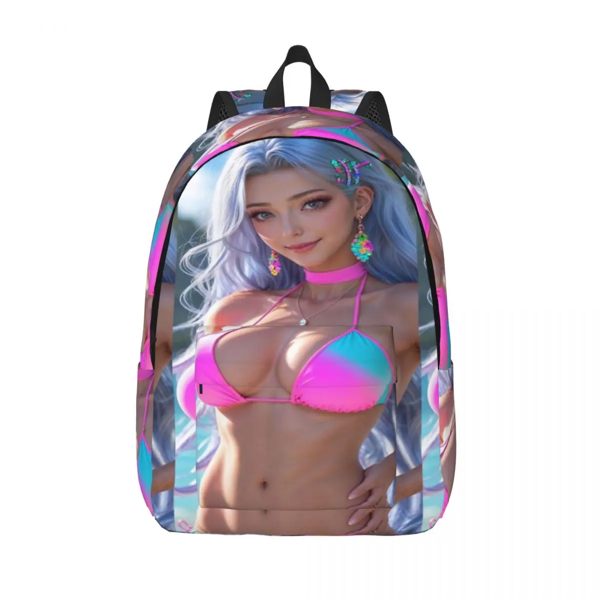 

Anime Beach Girl Simple and Stylish Backpack Canvas Backpack Backpack women