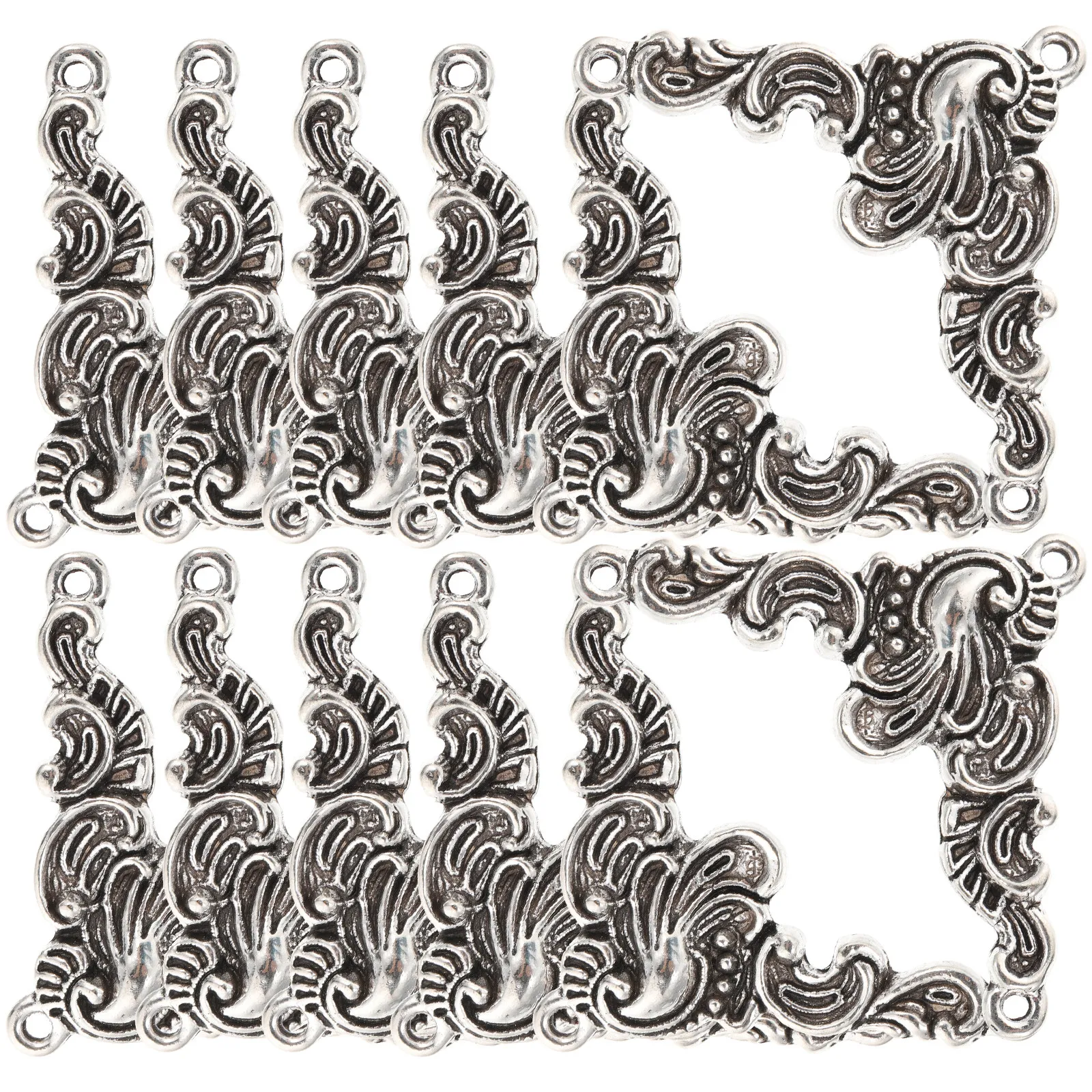 20Pcs Vintage Peacock Pendants Alloy Charms DIY Jewelry Making Supplies Necklace Bracelet Keychain Craft Accessories