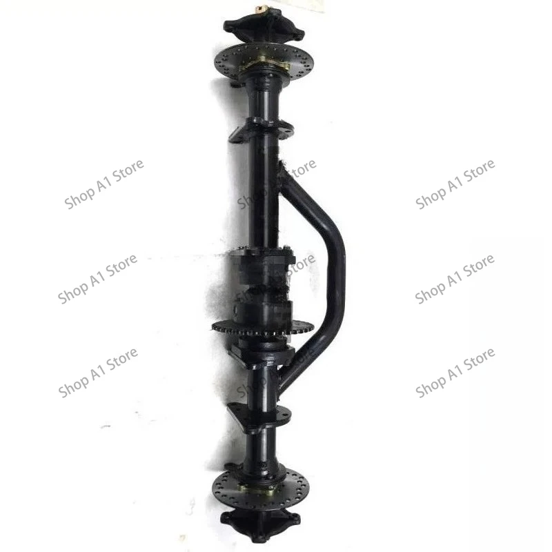 4WD ATV Kart Modified Accessories Chain Drive Differential Rear Axle Double Disc Brake 81CM/100CM