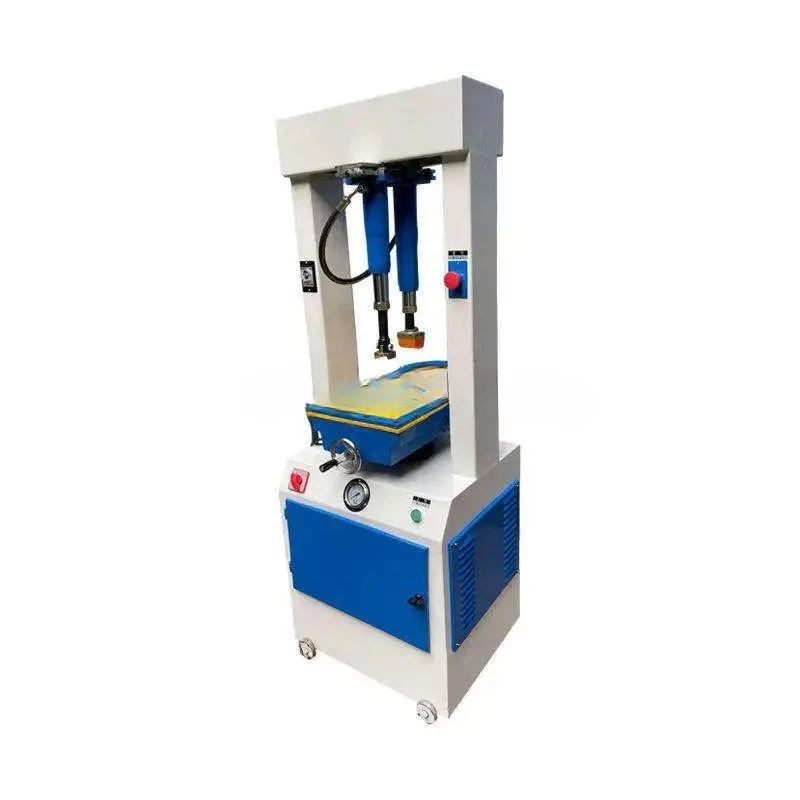 Automatic Single Head Sole Press Attaching Machine for Sandals and Shoes Footwear Making Bonding Pressing Machine