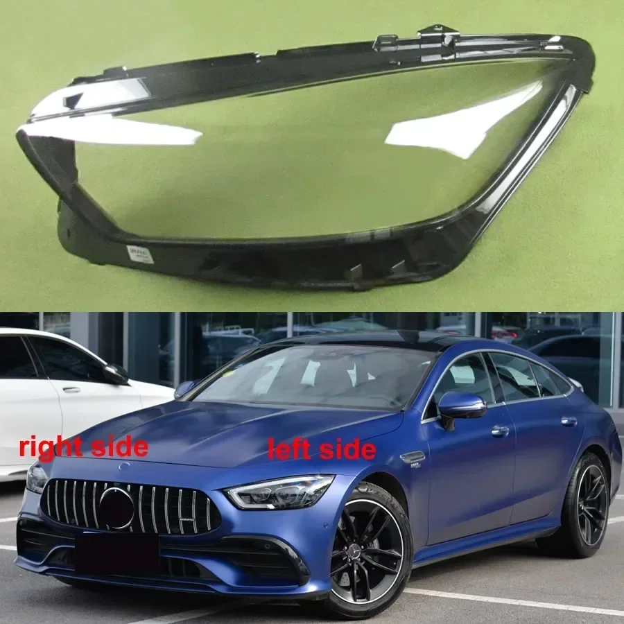 

For Benz AMG GT 50 53 63 S Coupe W290 2019-2022 Headlight Cover Shade Headlamp Shell Transparent Lampshade Case Lens Plexiglass