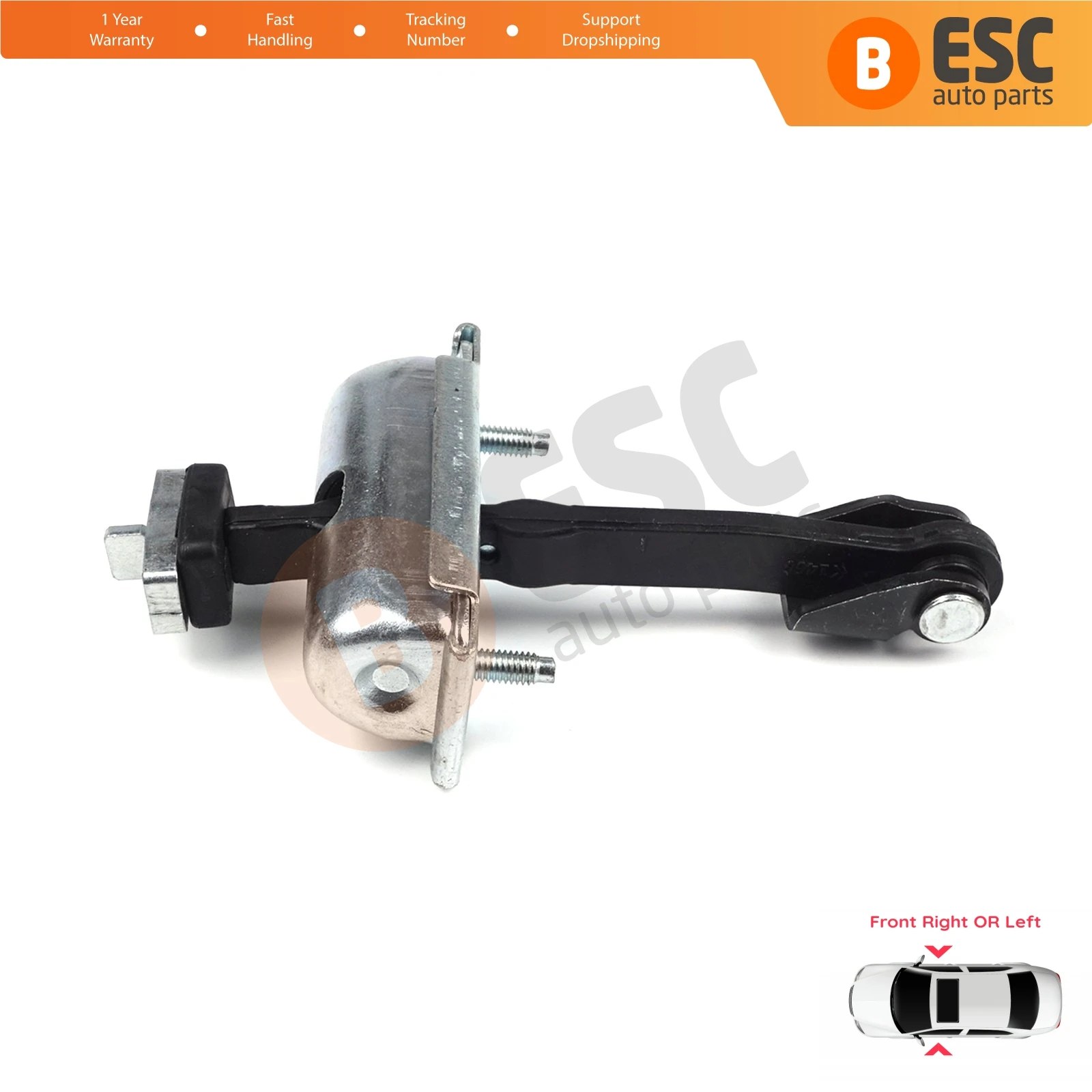 

EDP829 Front Left OR Right Door Hinge Stop Check Strap Limiter BK31V23500AD 1826418 1942415 for Ford Transit MK4 V363