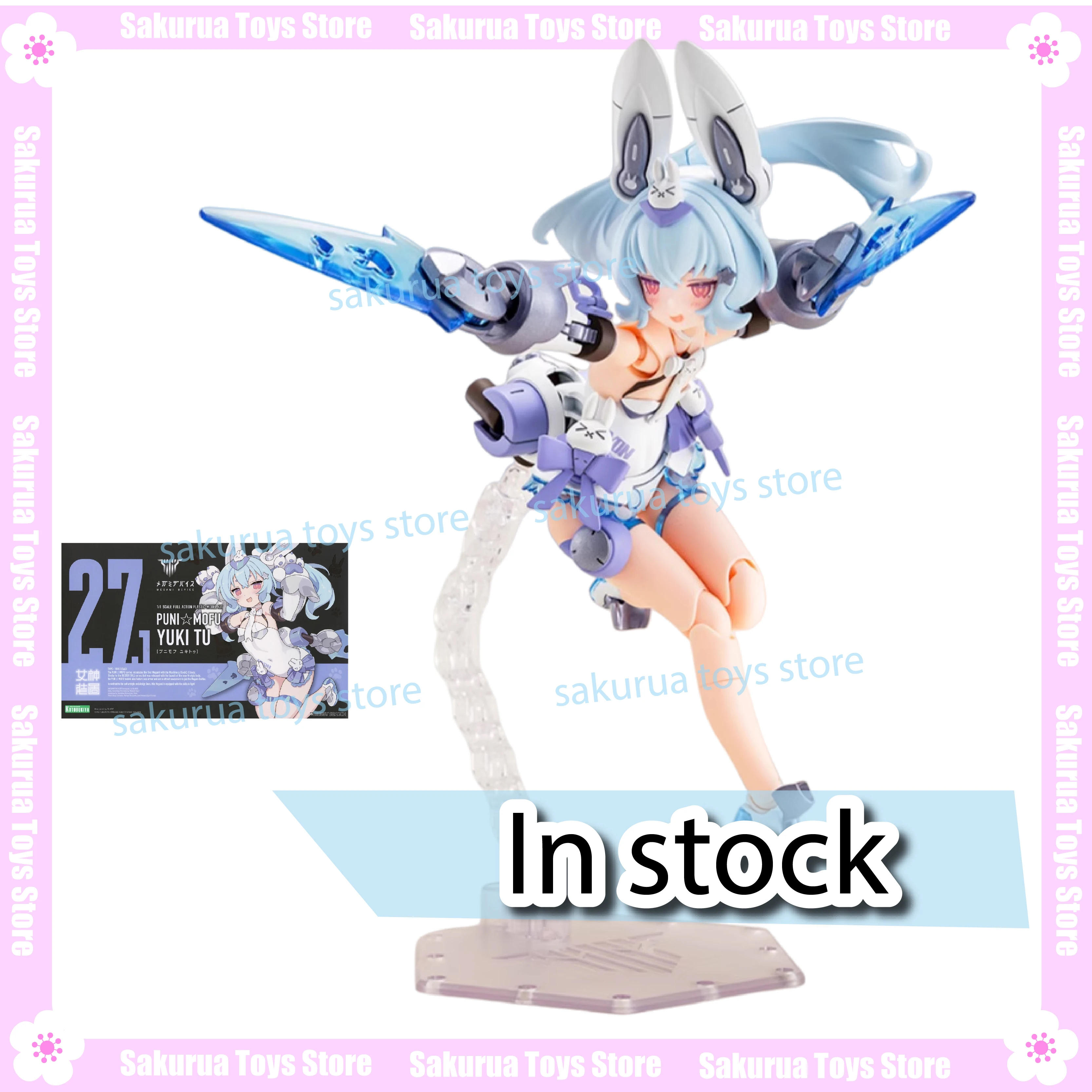 

В наличии KP789 Устройство Богини Вооруженная Богиня B2PUNI MOFU Машина Девушка Снежный Кролик Собранная Модель Фигурка Коллекция Подарок