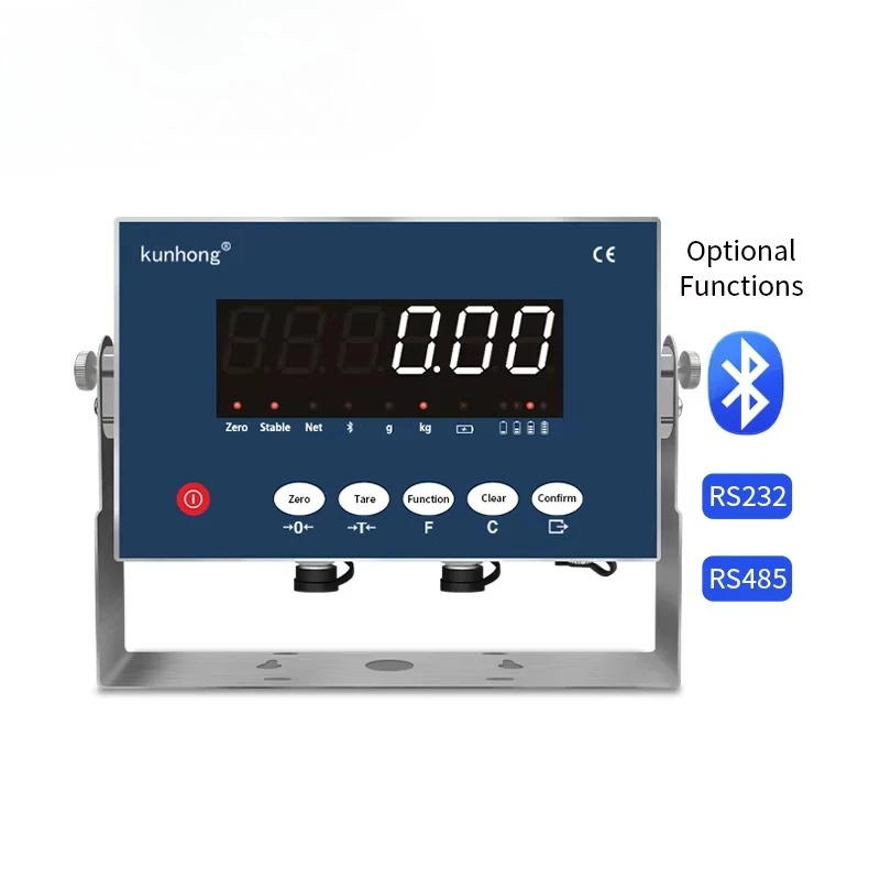 KH-2199-B4 Stainl  Steel Weighing Indicator  Led Display RS232 Communication Function BLE Connect Computer