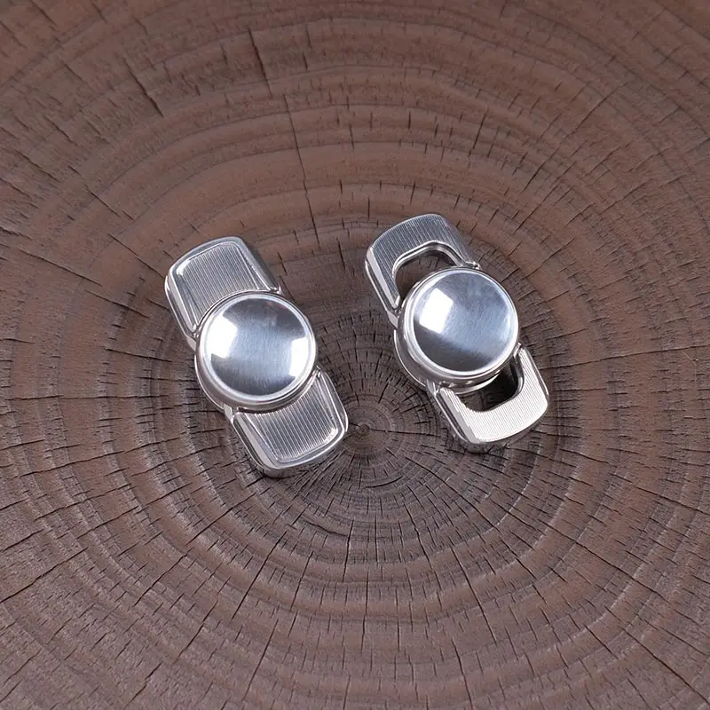 Miaojia MLDEDC roestvrij staal tweezijdige CNC-graveren SP2 mechanische vingertop gyroscoop decompressiespeelgoed