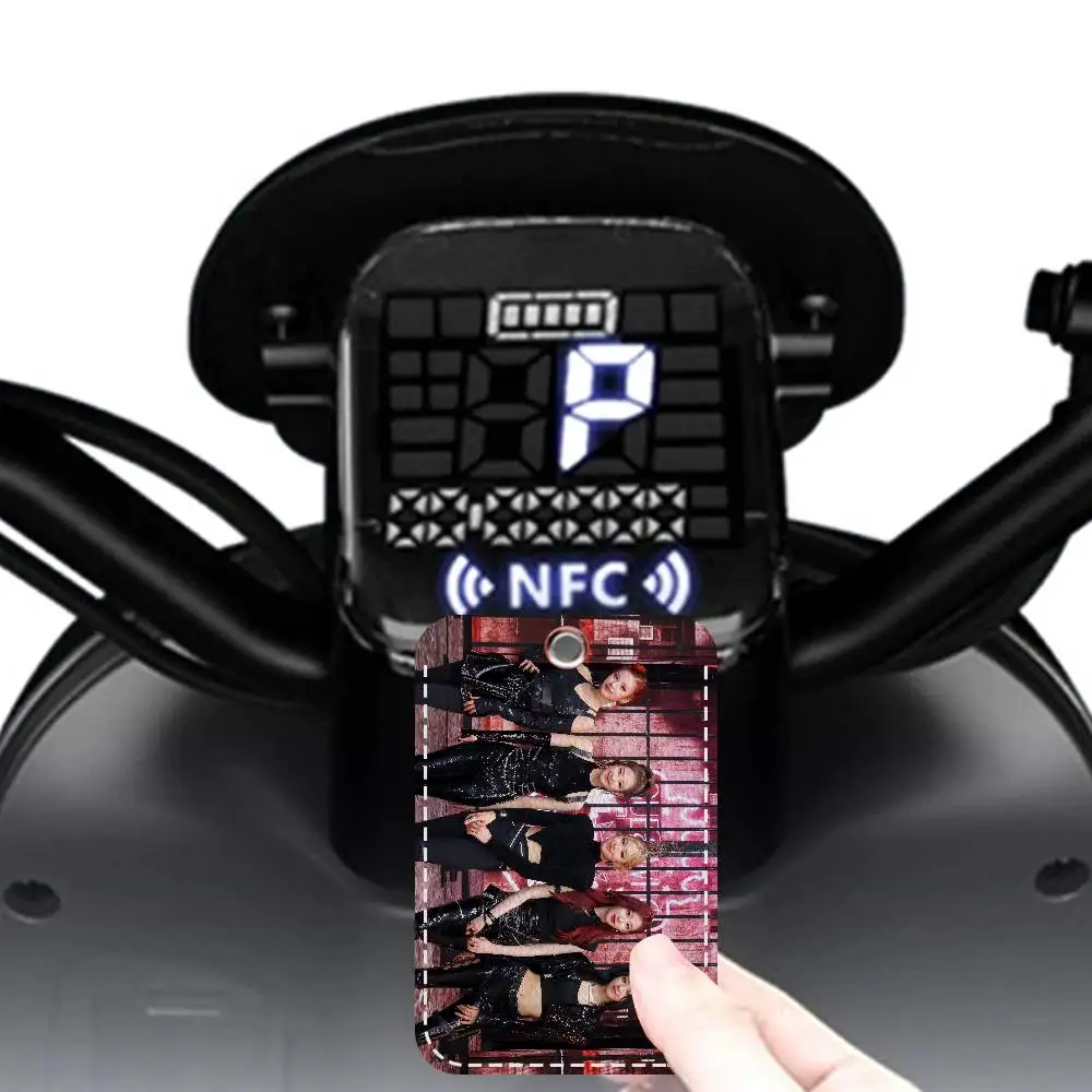 I-ITZY لطيف الكرتون Inteated مصعد بطاقة Acc بطاقة التحكم المفاتيح الغطاء الواقي هدية المفاتيح #5