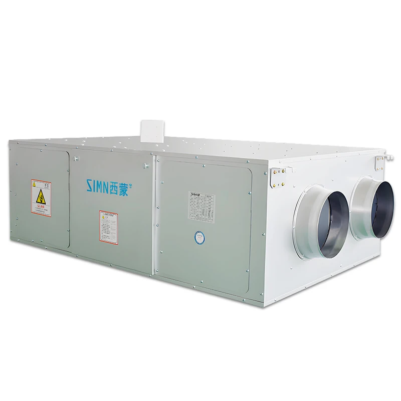 Ceiling Mounted Adjustable Airflow Settings ERV Heat Recovery Fresh AIr Purifier Ventilator