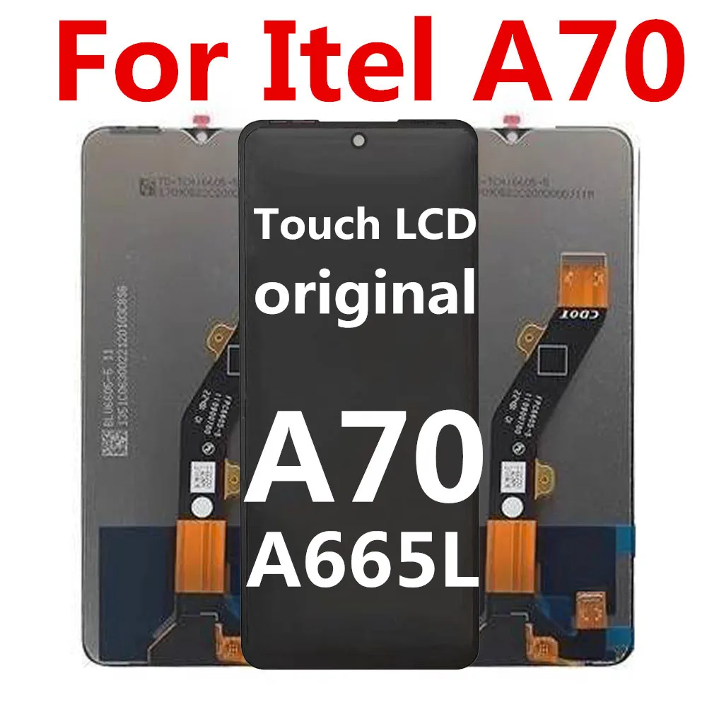 

6,6 "оригинальный черный для Itel A70 LCD itel A665L дисплей сенсорный экран дигитайзер панель в сборе Замена