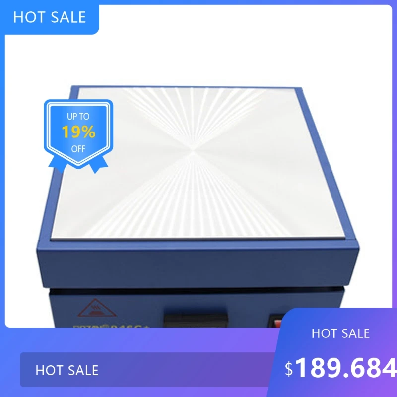

0729946C 110/220V 850W Electronic Hot Plate Preheat Preheating Station 200x200mm for PCB, SMD heating work.