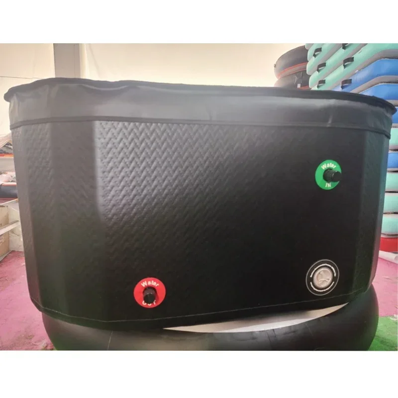 

Hot sales inflatable portable ice bath tub recovery with water chiller 1HP