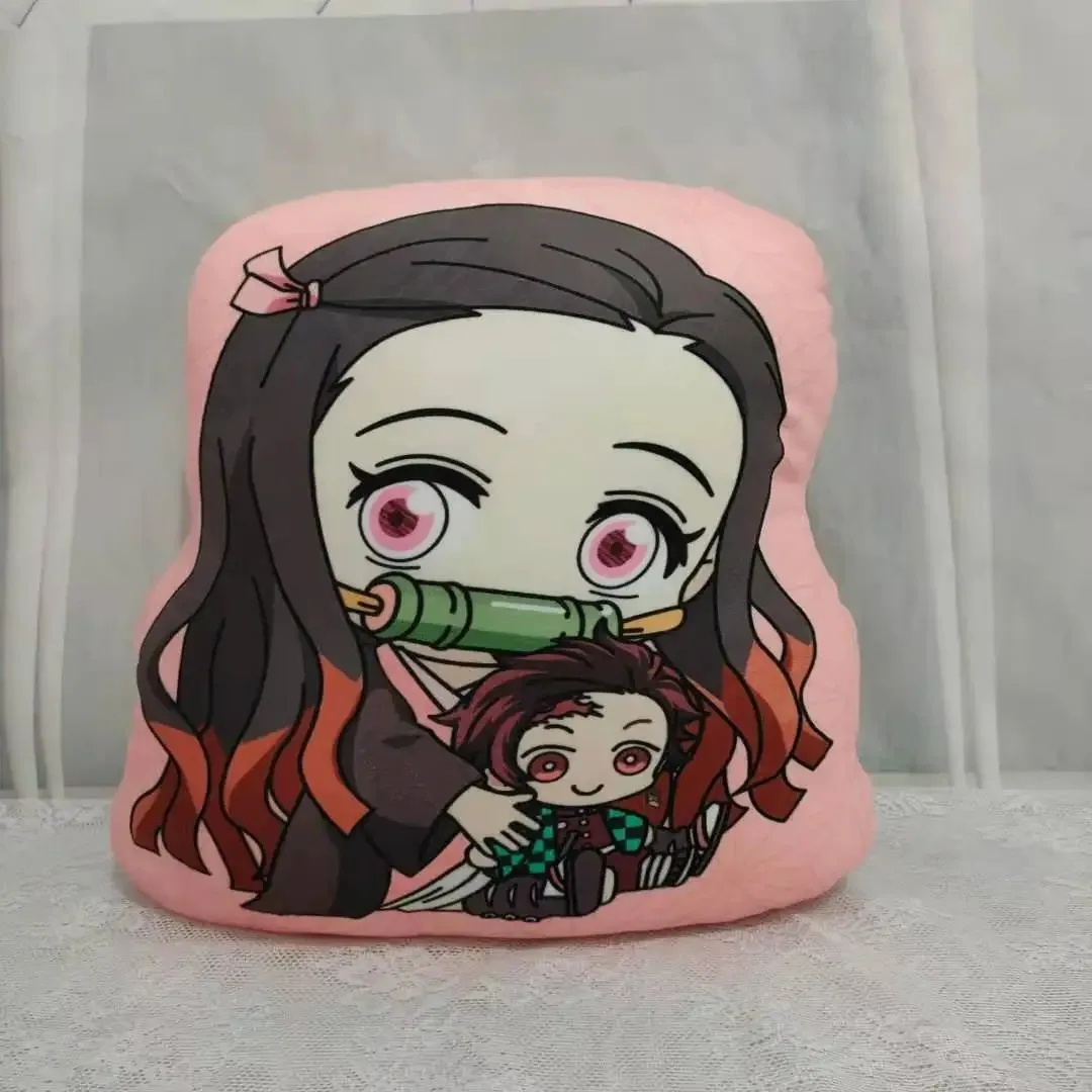 10cm Japan Anime Demon Slayer Akaza Rui Iguro Obanai Tanjirou Kamado Nezuko Agatsuma Zenitsu Plush Toys Doll Peluche Gift