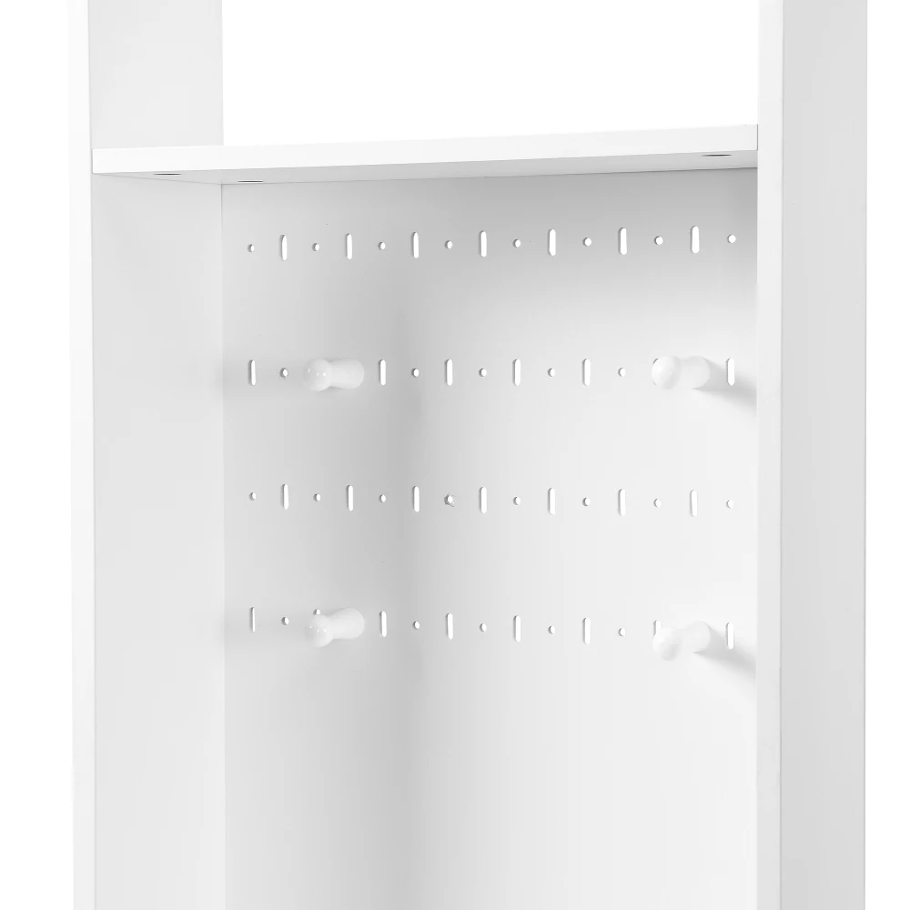 PINGGO Flur-Garderobe mit weicher Polsterung, langer Aufbewahrungsbank, multifunktionaler Schuhschrank für den Eingangsbereich, modernes Design, Plug-in-Schreibtisch – Detail 24