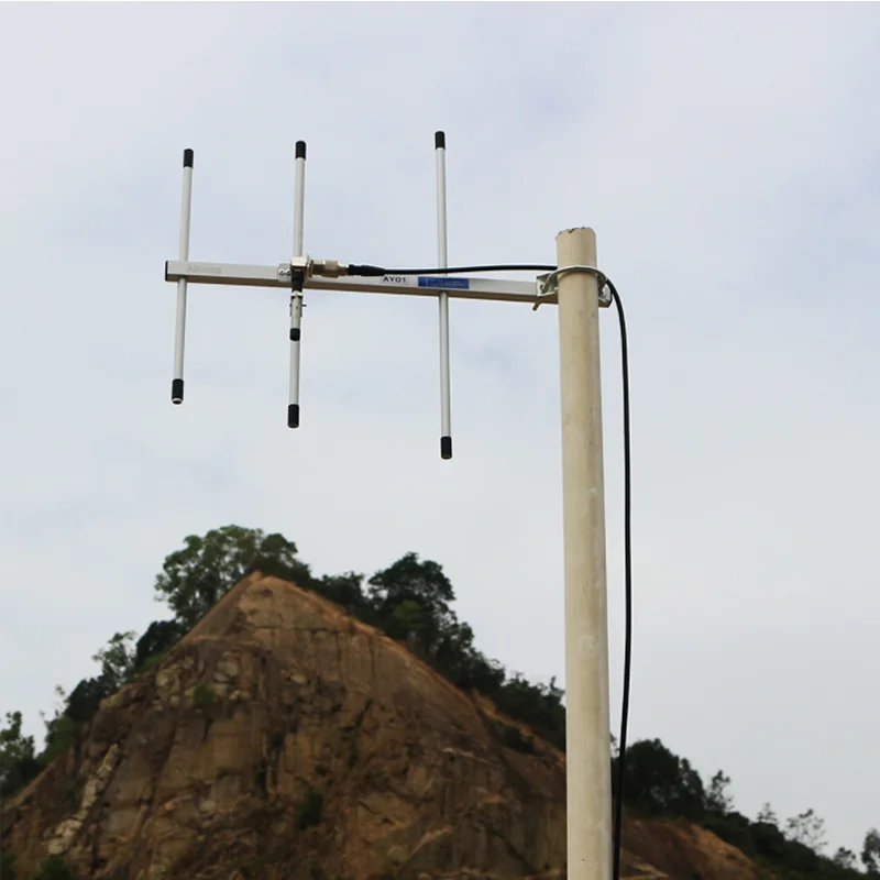 Foldable Ham Radio Yagi Antenna UHF 400-470Mhz Long Range 7dBi Signal Booster GMRS Directional Yagi for Repeater System,HT,Fm