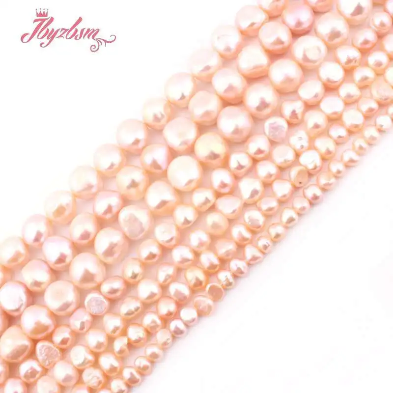 

Natural Pink Freshwater Pearl Freefrom Potato Stone Bead 15 inch for DIY Necklace Bracelet Earring Jewelry Making 5-7/8-9/9-10mm