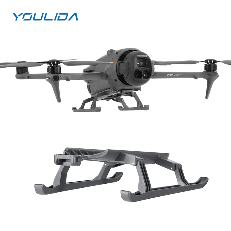 

Mavic 4 Pro Drone Landing Gear 30mm Extension Support Legs Folding Landing Skid Protective Foot For DJI Mavic 4 Pro Accessories