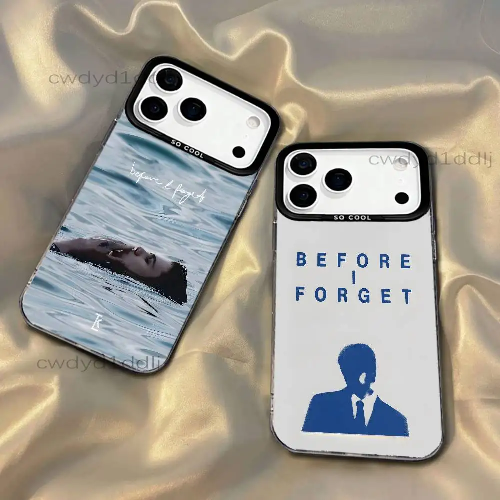 

The Kid L-Laroi TKL B-Before I Forget For iPhone 17,16,15,14,13,12,X,8,Pro,Max,Plus,SE4,Air,Mini Black IMD Matte Case