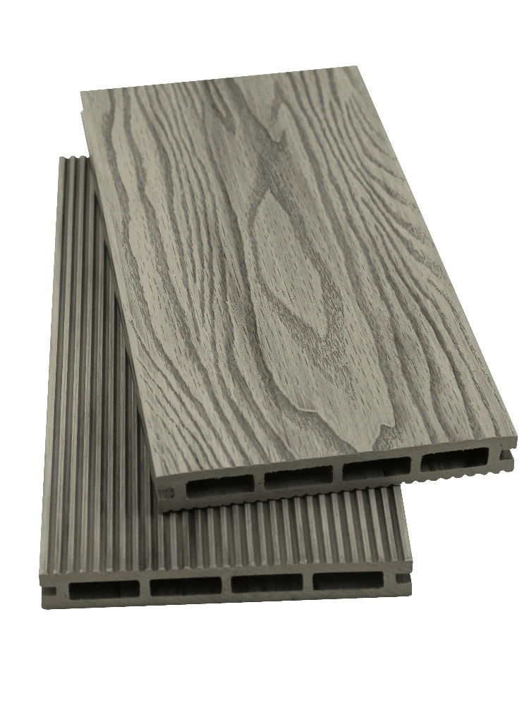 مخصص المضادة للانزلاق خشب الساج التقليدي مركب عالي الكثافة شرفة البولي ايثيلين رصف المواد مقذوفة #2