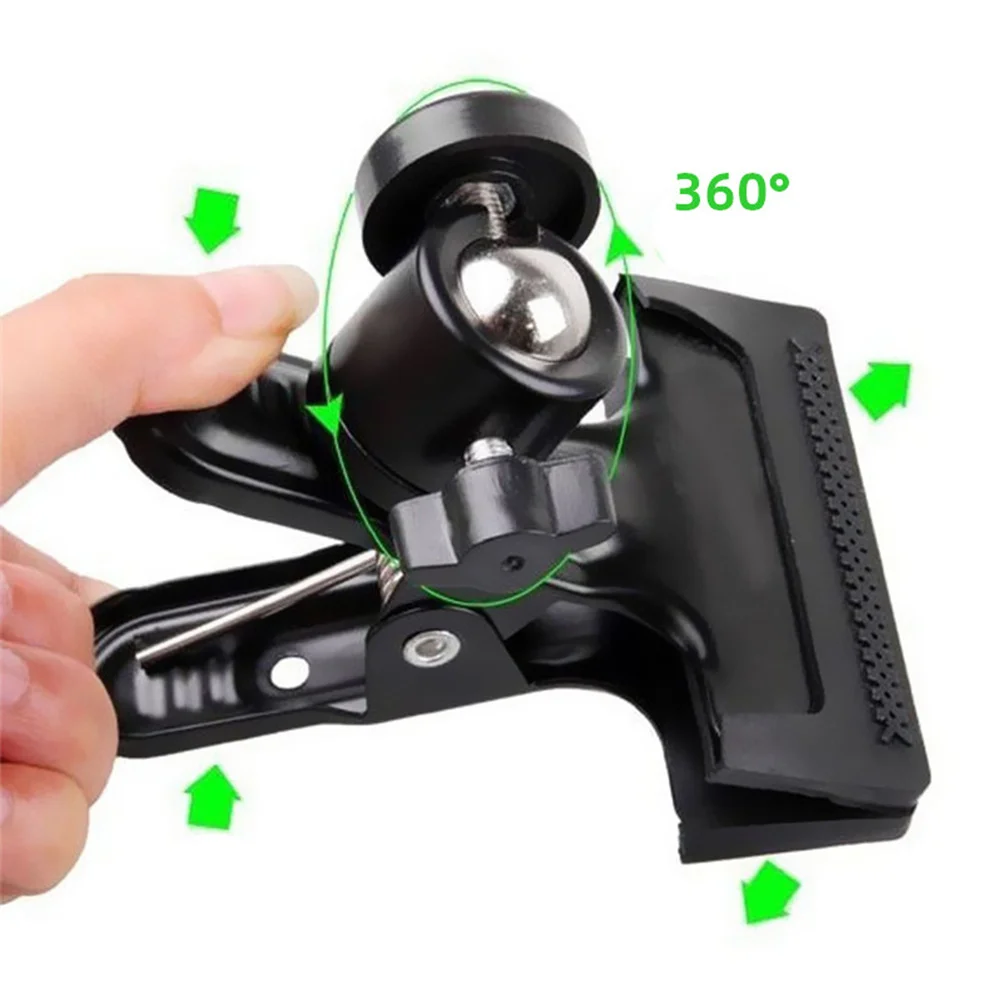 

1pc Smartphone Holder 360 Degree Rotating Adjustable Clamp Stand For Desk Bed Table Mount Cell Phone Holder For Cooking Movie