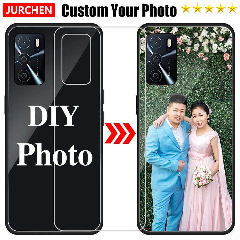 Custom Photo Case For OPPO A55 A56 A55S A56S A78 A1 X Realme C55 C17 V23 V23i V30 Narzo 50A 50i Prime Reno8 Z T Pro Plus Lite 5G