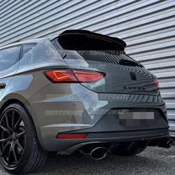 Rear Roof Lip Spoiler For Seat LEON 1P 5F MK3 ABS Car Tail Wing Decoration For ST Cupra TGI / FR Hatchback Universal Spoiler